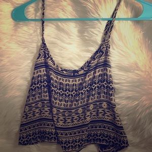 Forever 21 Tribal Crop Top